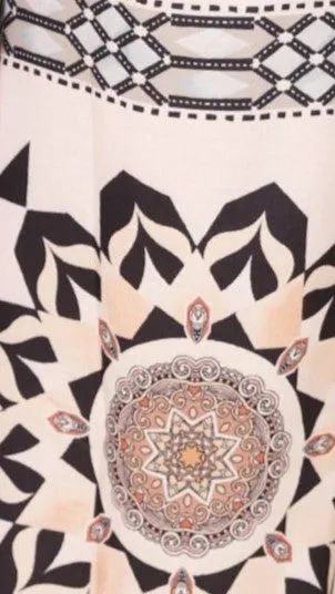 Meika Pants - Black/Brown Print