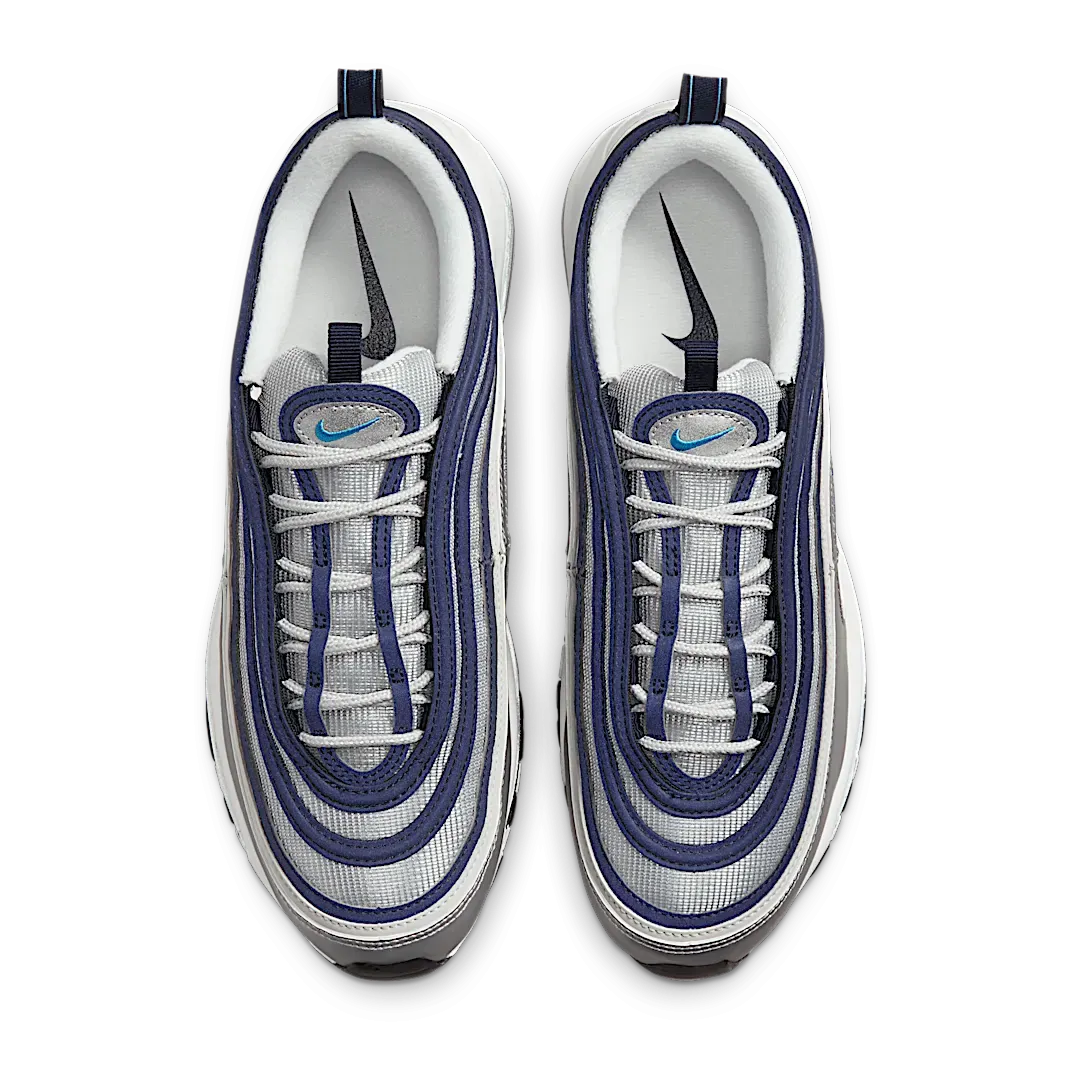 Nike Air Max 97 Metallic Silver Chlorine Blue