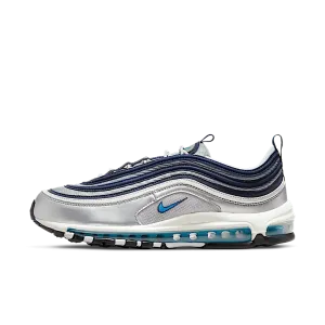 Nike Air Max 97 Metallic Silver Chlorine Blue
