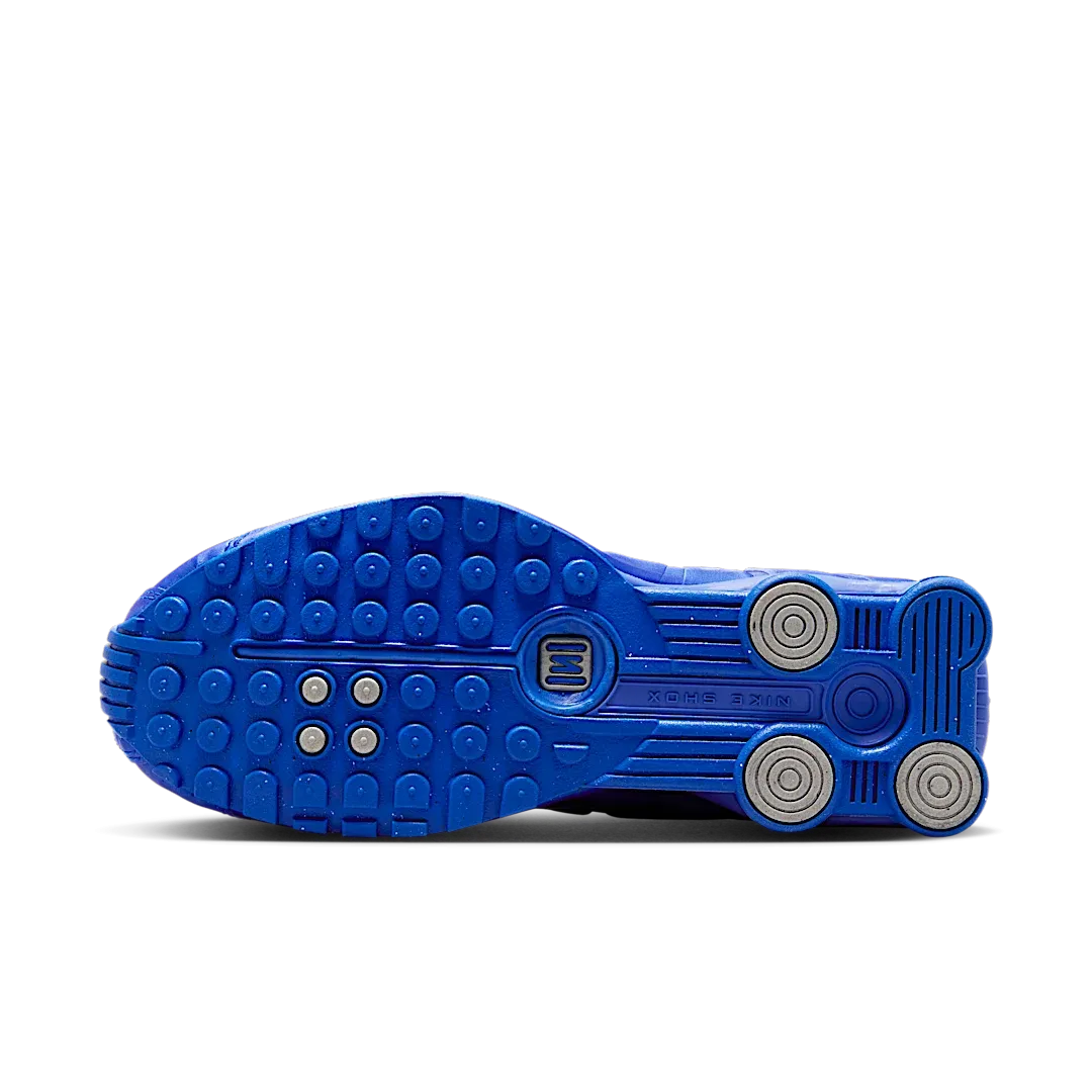 Nike Shox R4 Racer Blue Metallic Silver