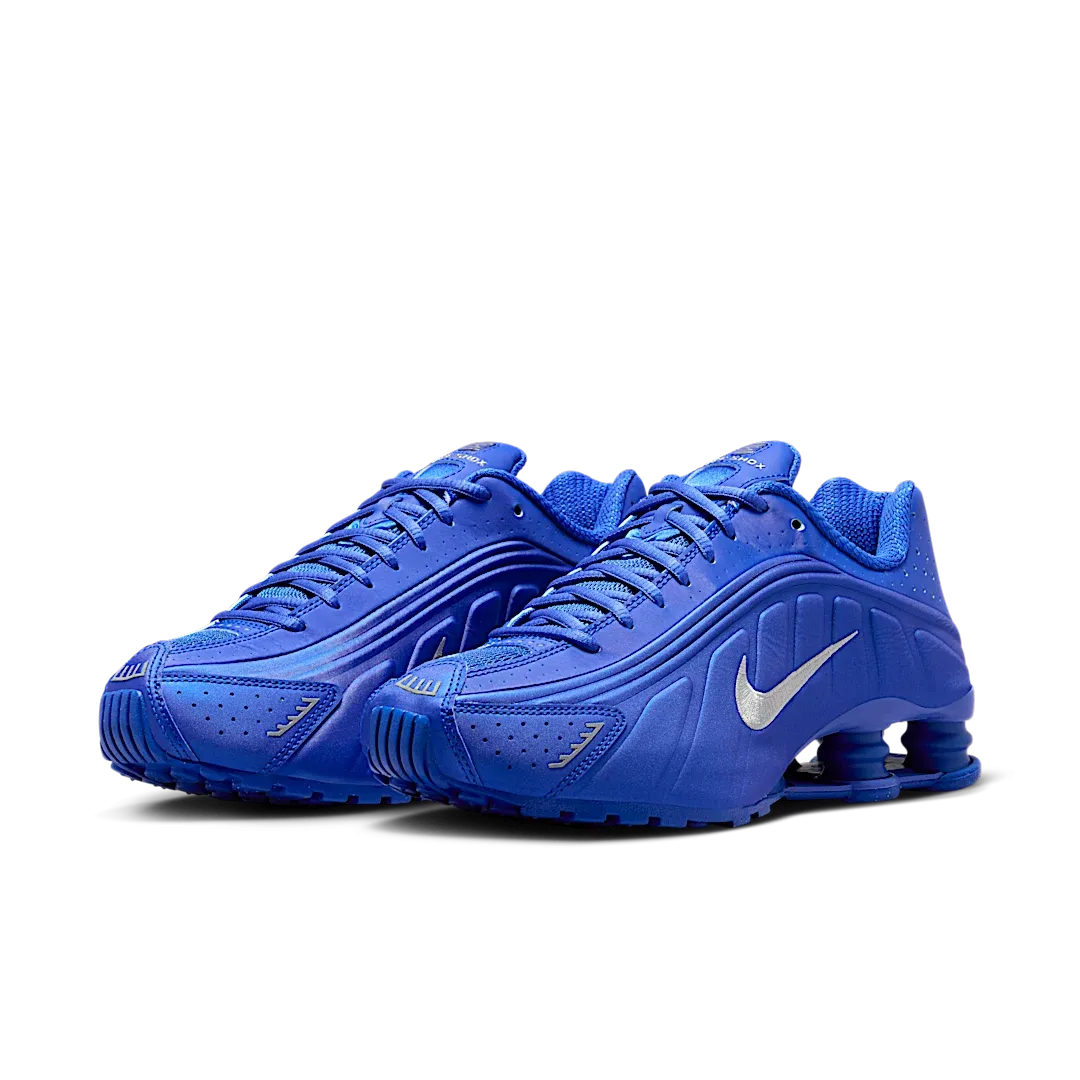 Nike Shox R4 Racer Blue Metallic Silver