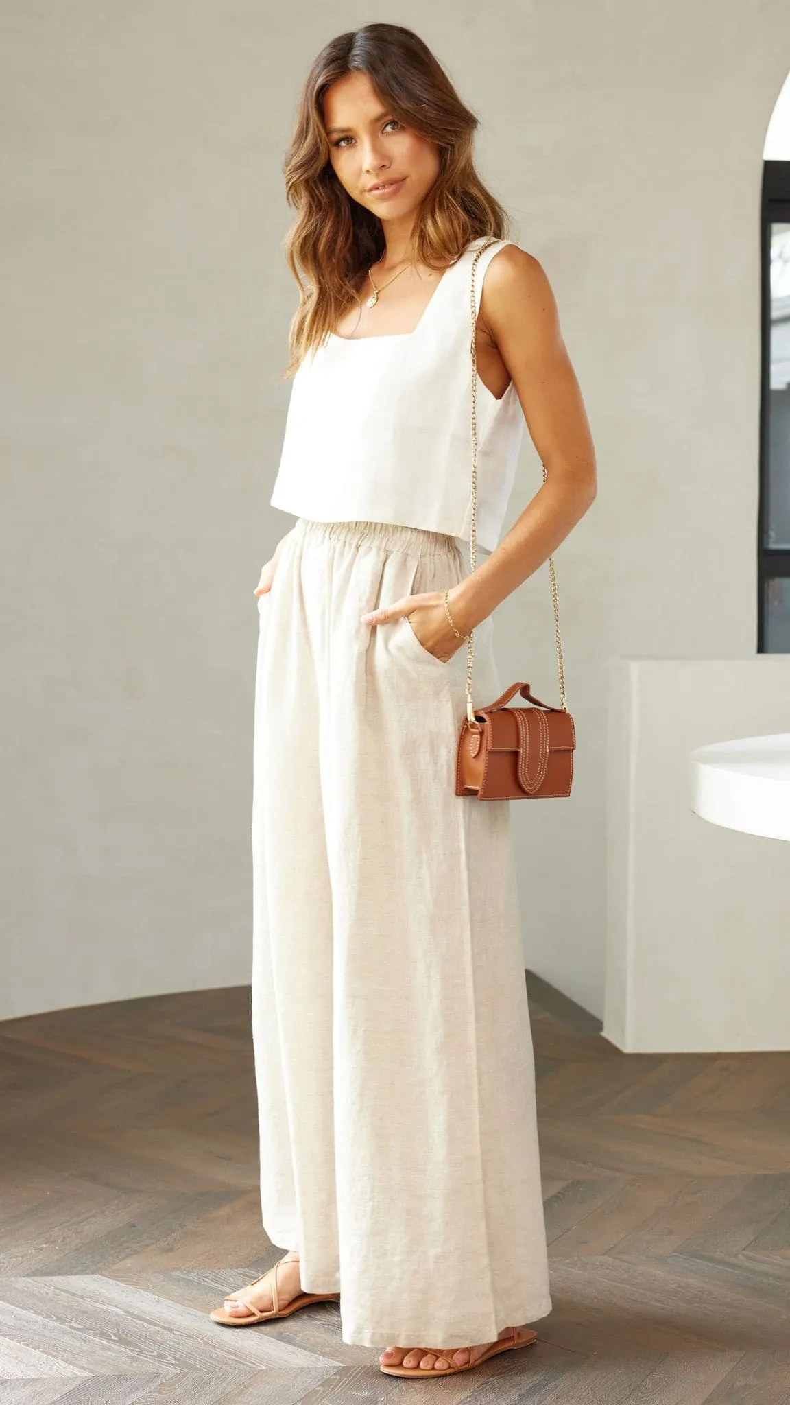 Oceana Pants - Natural