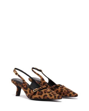 Parlour Pump Leopard Microsuede