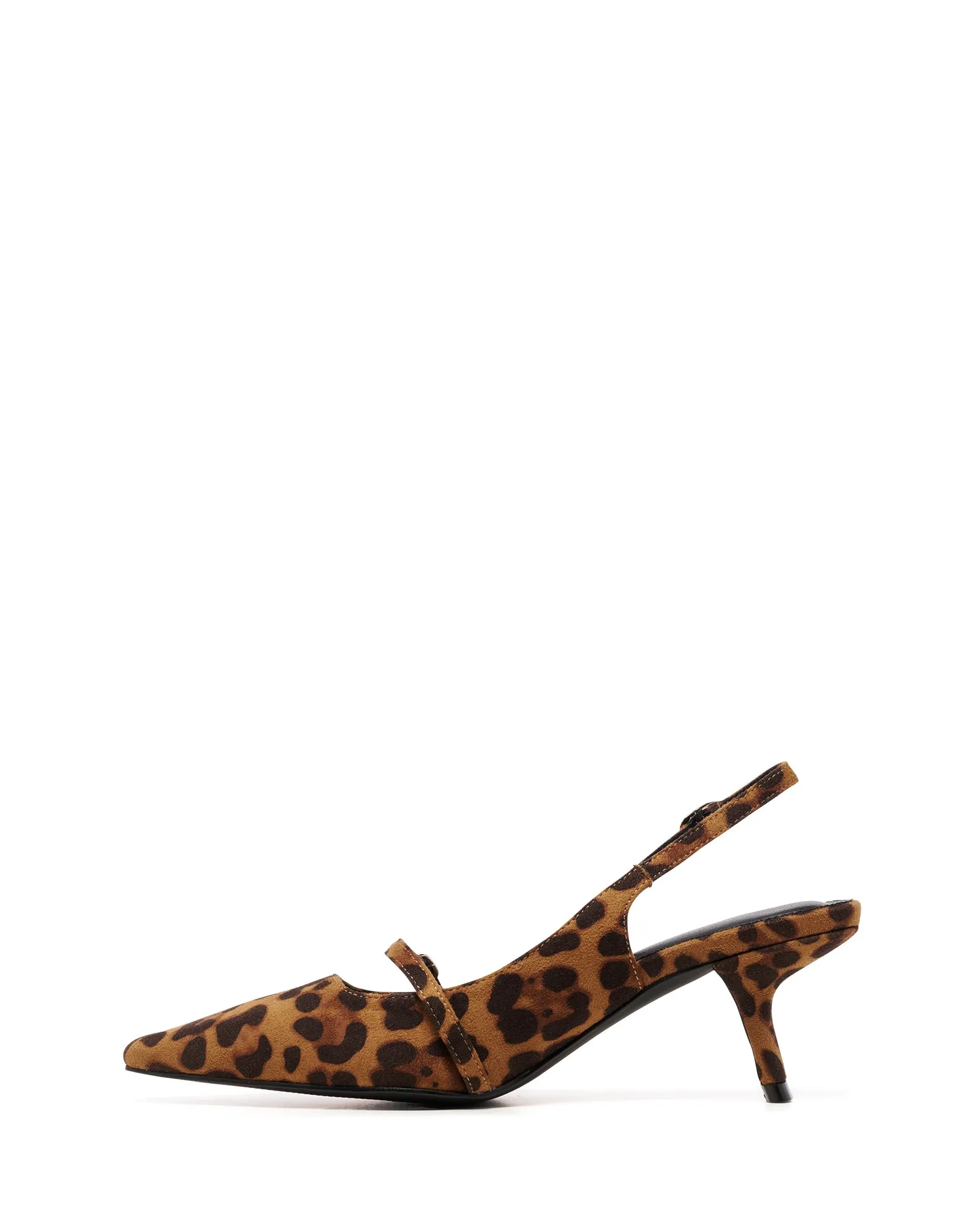 Parlour Pump Leopard Microsuede