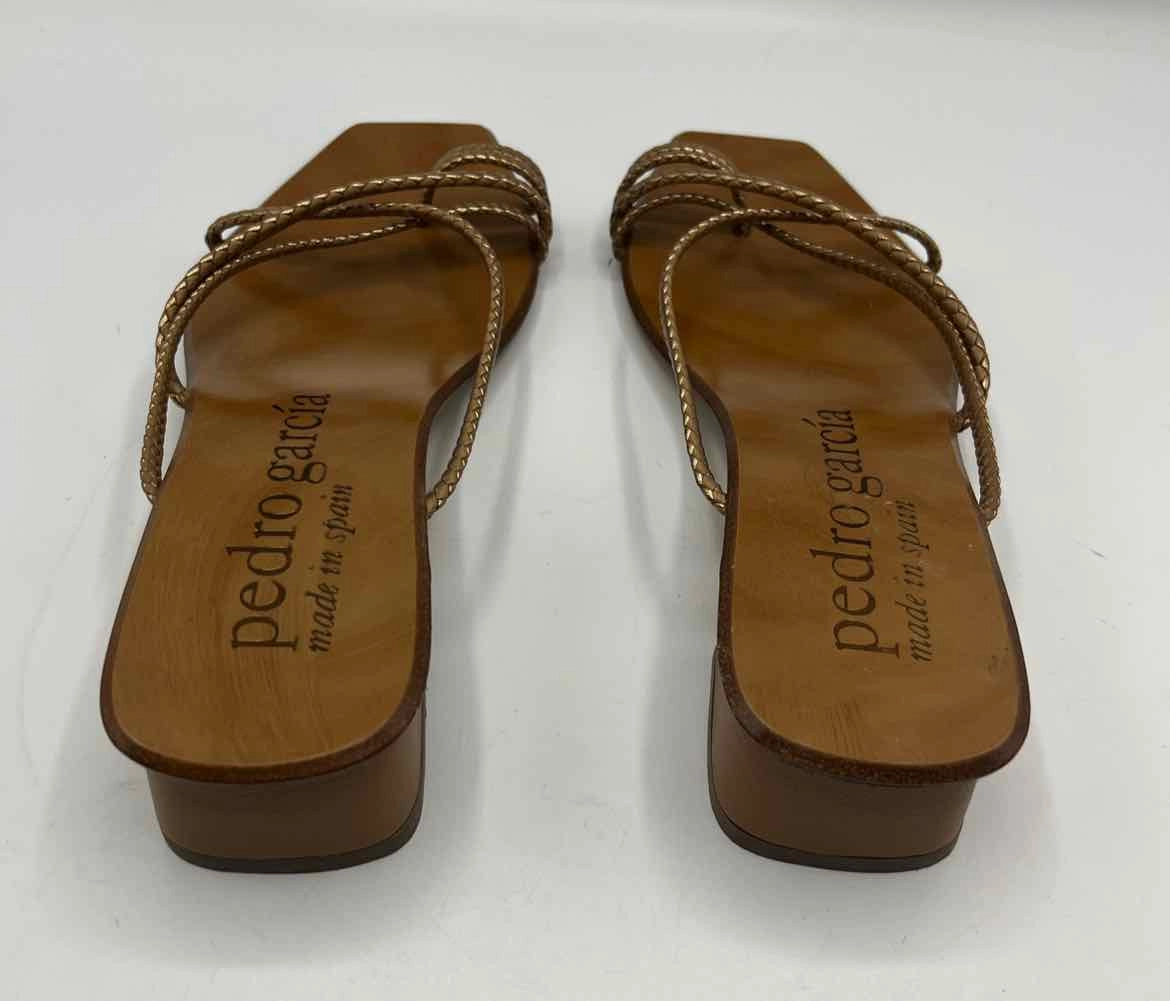 Pedro Garcia Brown and Gold Size 37 Shoes