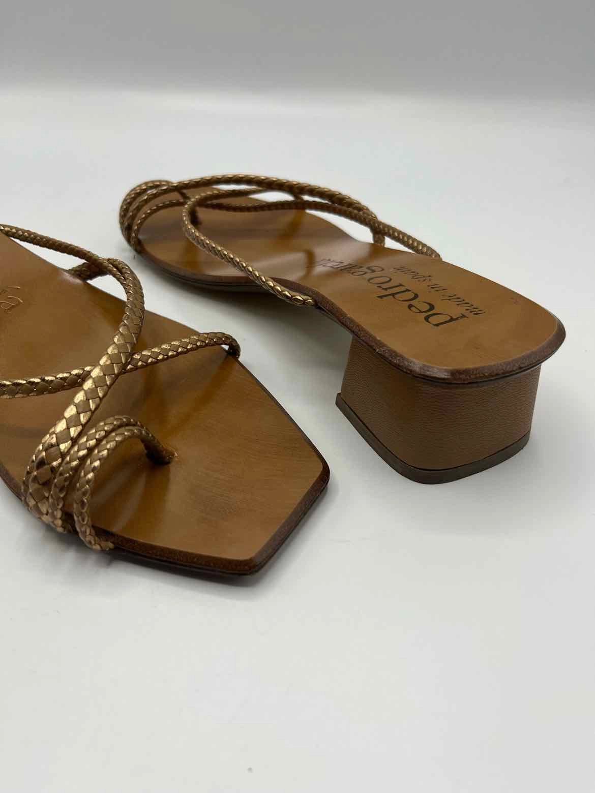 Pedro Garcia Brown and Gold Size 37 Shoes
