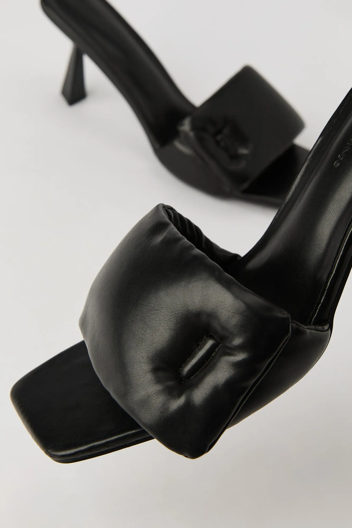 Puffy Heeled Sandal