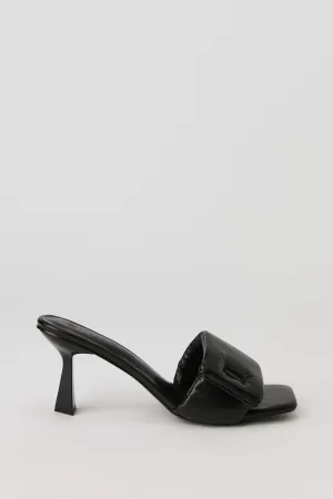 Puffy Heeled Sandal