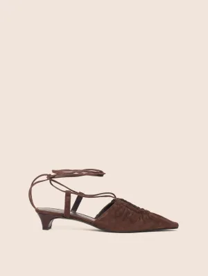 Rafael Brown Suede Pump