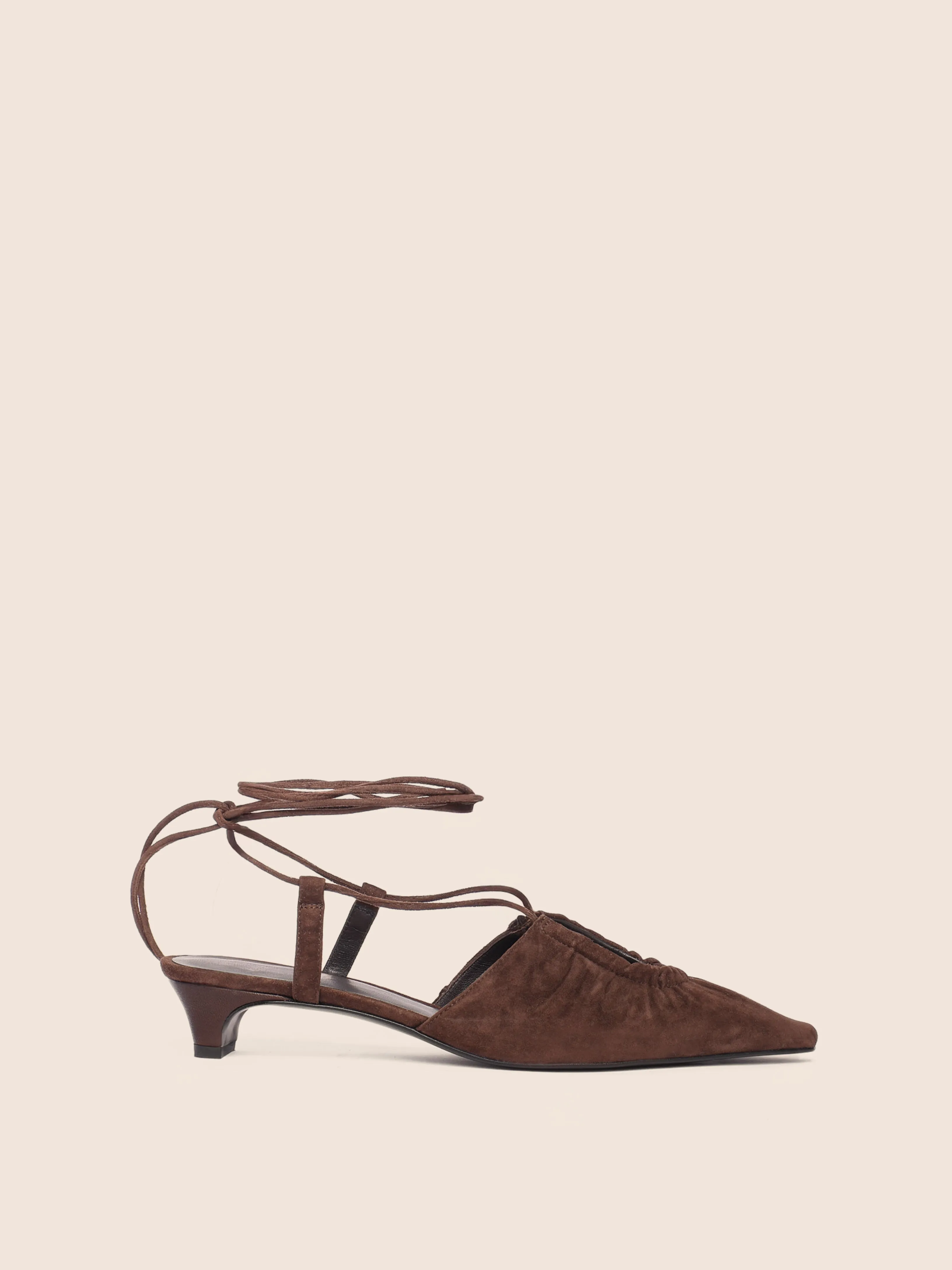 Rafael Brown Suede Pump
