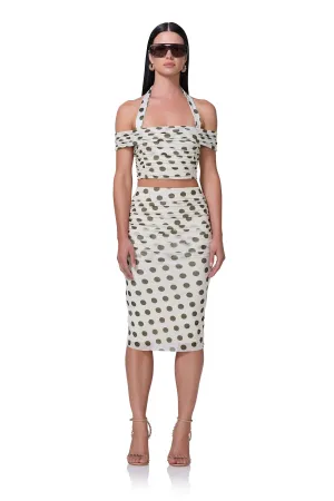 Riley Skirt - Birch Dot