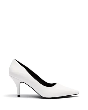 Sabrina Pump White *FINAL SALE*
