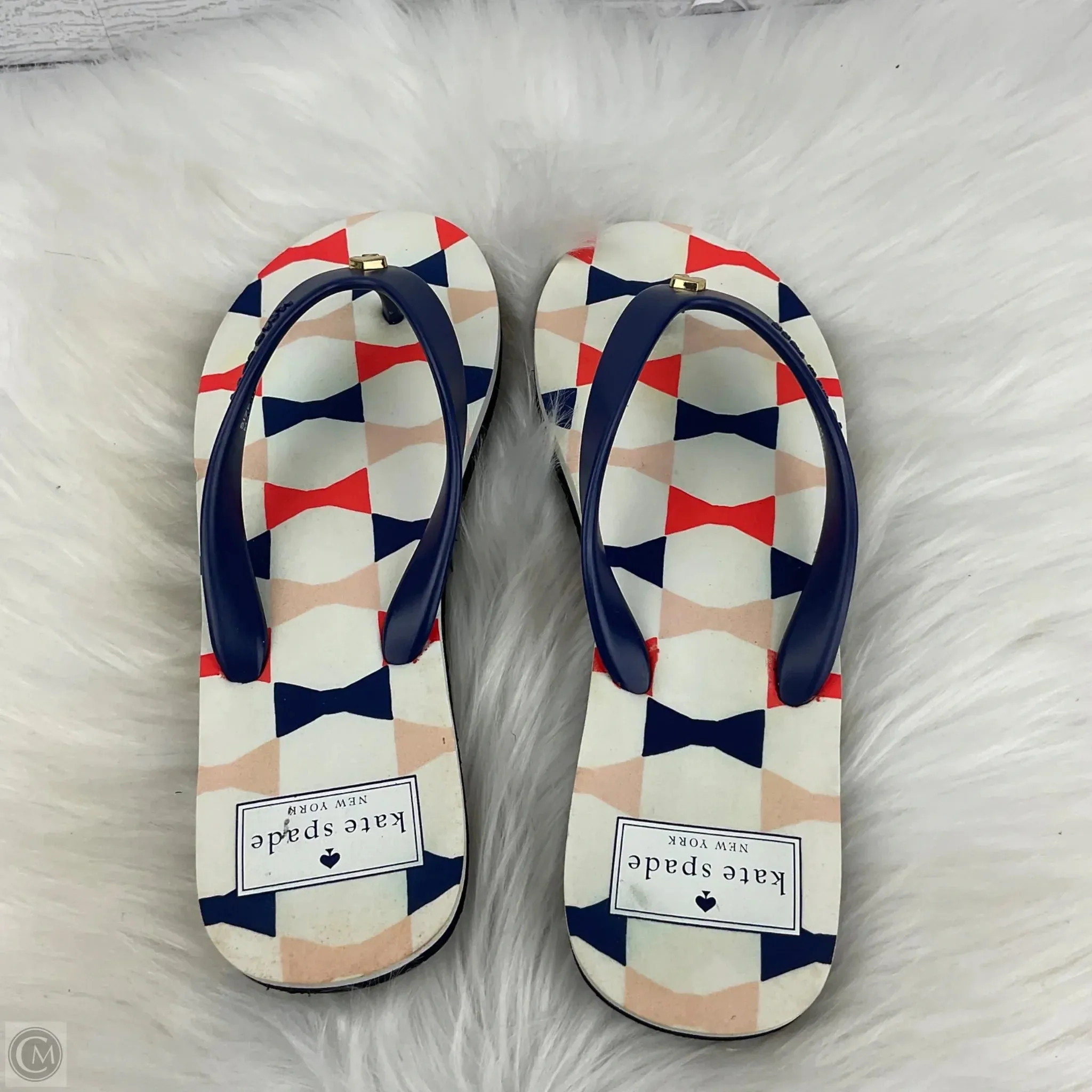Sandals Designer By Kate Spade In Multi-colored, Size: 6