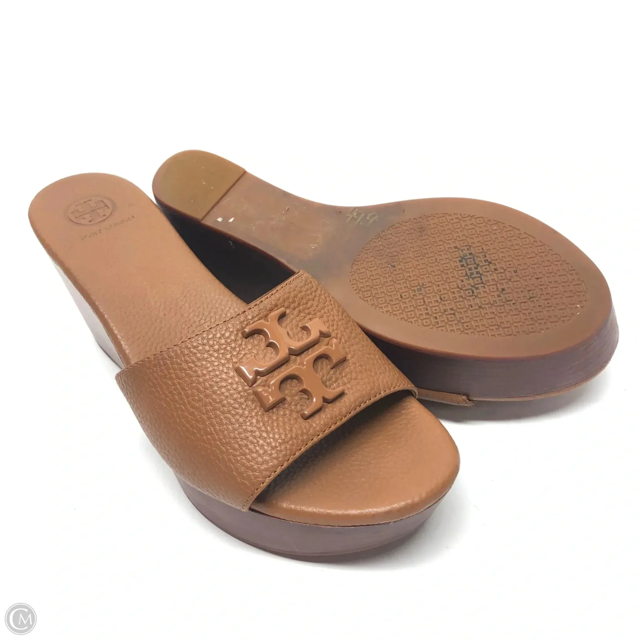 Sandals Designer By Tory Burch In Brown, Size: 8.5