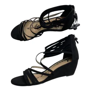 Sandals Heels Block By American Rag In Black, Size:9
