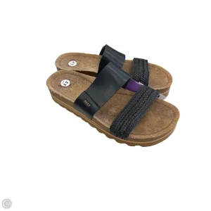 Sandals Heels Platform By Reef In Black, Size: 8.5