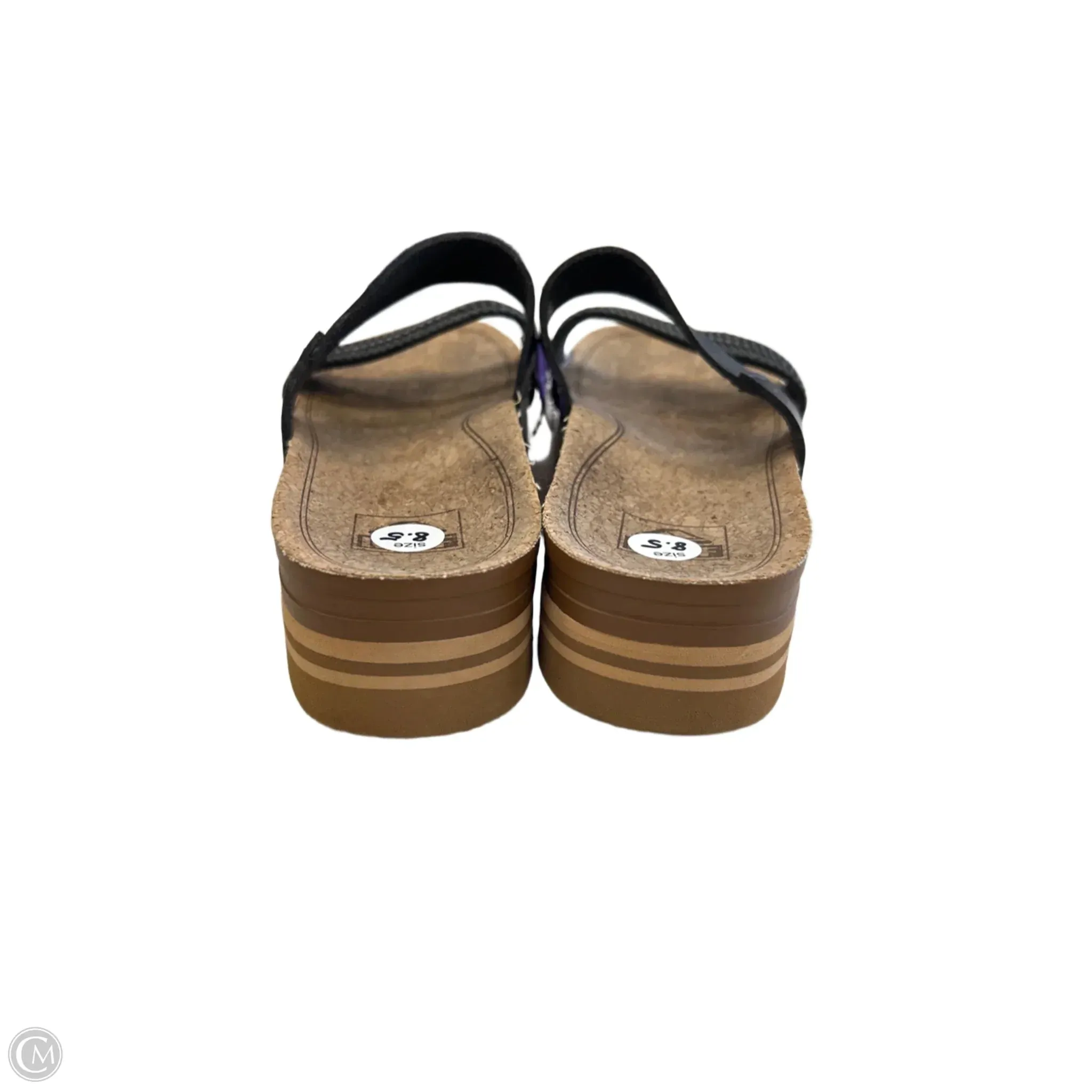 Sandals Heels Platform By Reef In Black, Size: 8.5