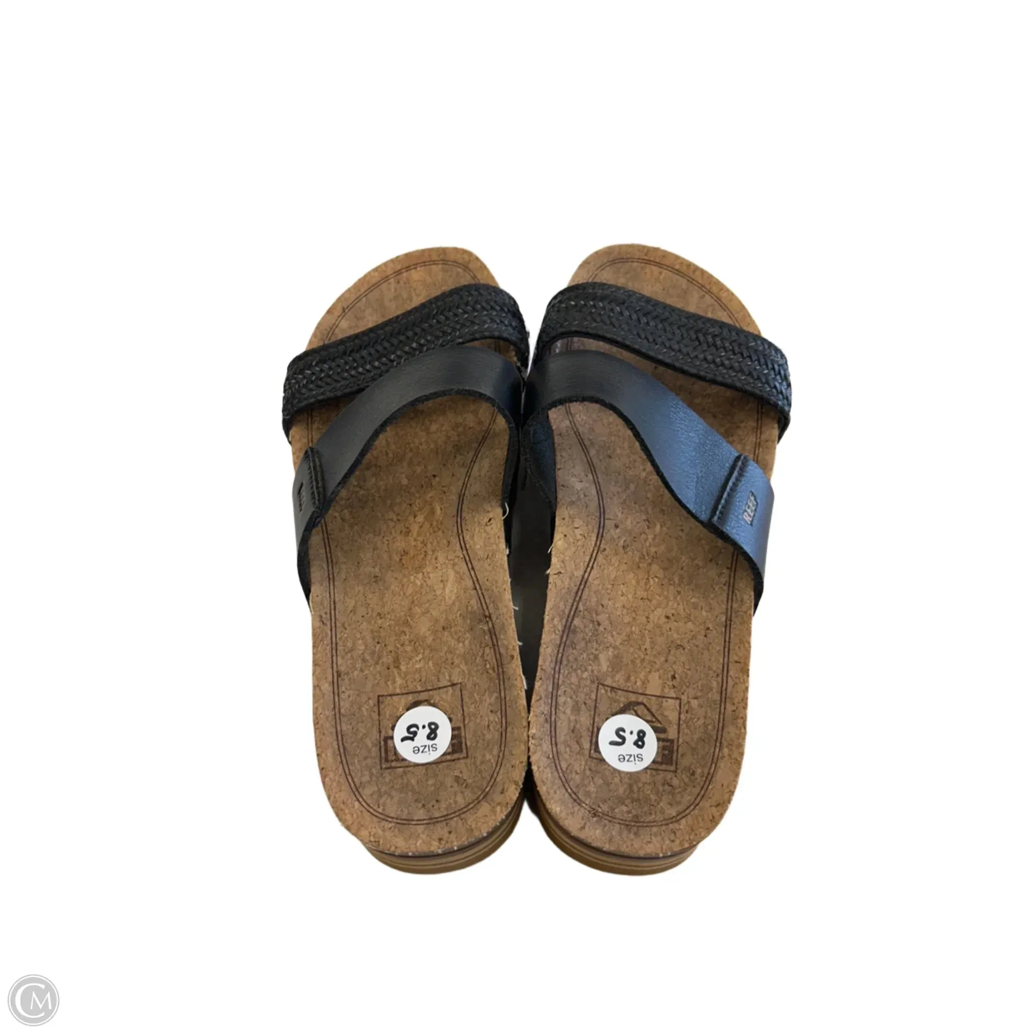 Sandals Heels Platform By Reef In Black, Size: 8.5