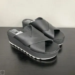 Sandals Heels Platform By Sorel In Black, Size: 8