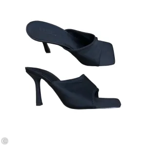 Sandals Heels Stiletto By Clothes Mentor In Black, Size: 7.5