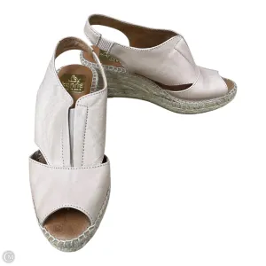 Sandals Heels Wedge By Clothes Mentor In Pink, Size: 7.5