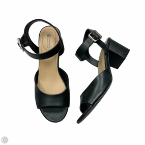 Sandals Heels Block By Giani Bernini In Black, Size: 9