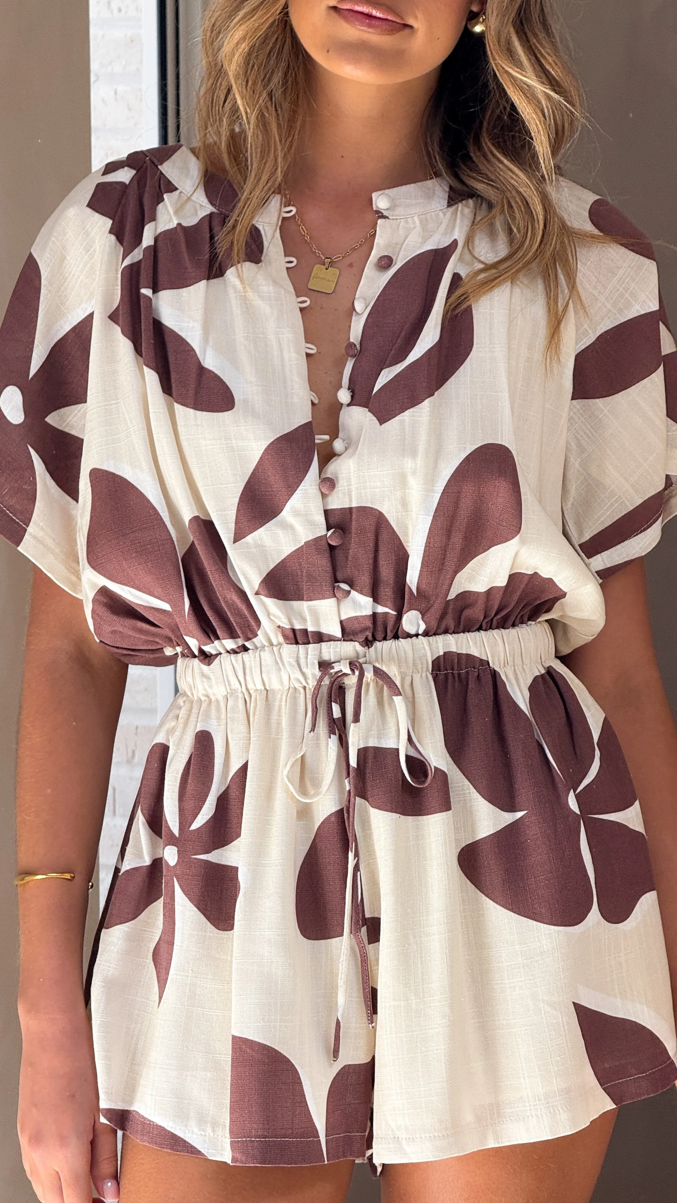 Santorini Playsuit - Belle Femme