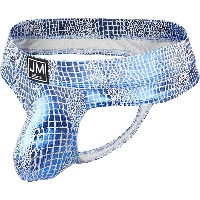 Scale Metallic Thong