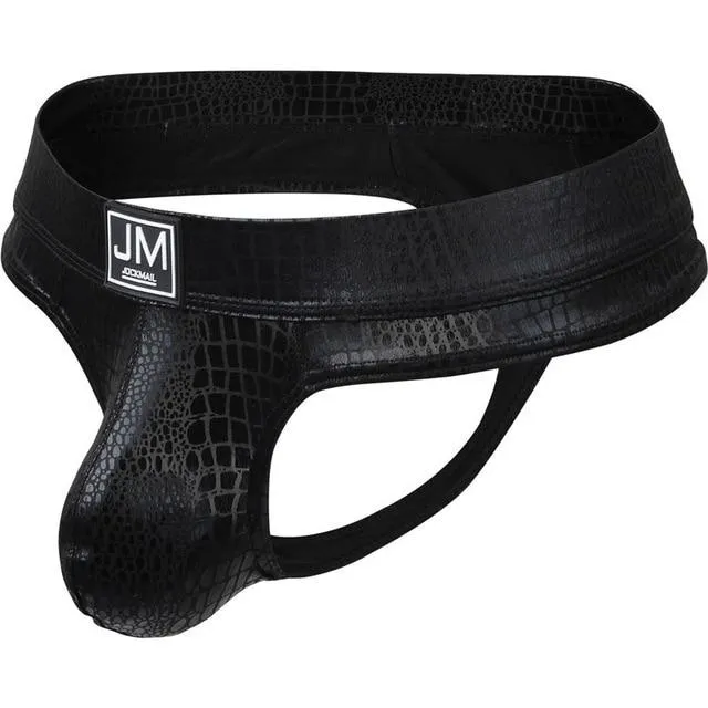 Scale Metallic Thong