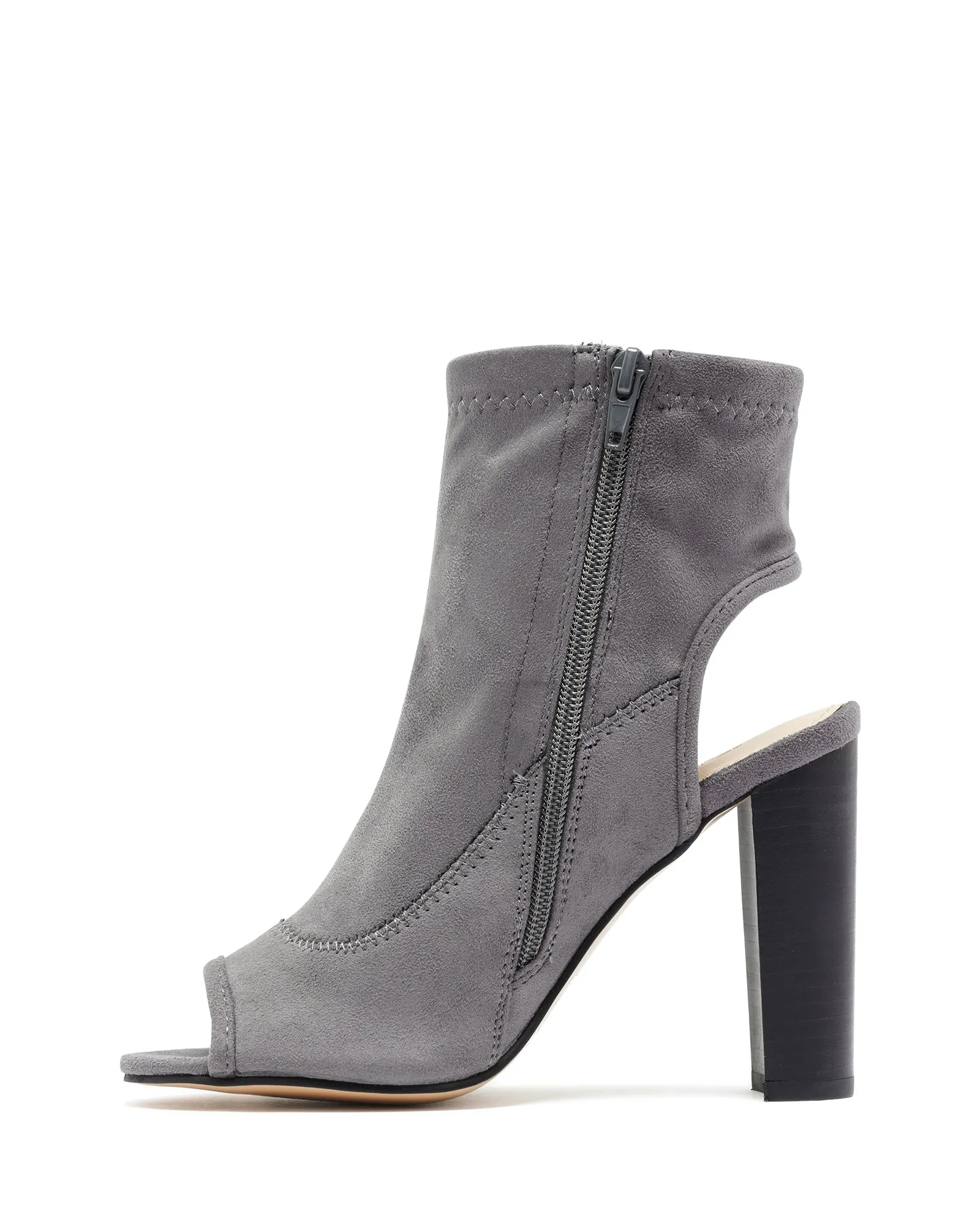 Selma Grey Stretch Faux Suede *FINAL SALE*