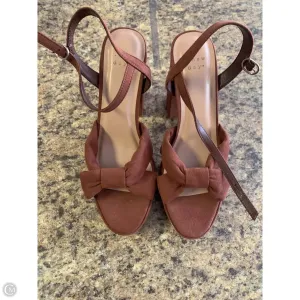Shoes Heels Block By A New Day In Brown, Size: 8