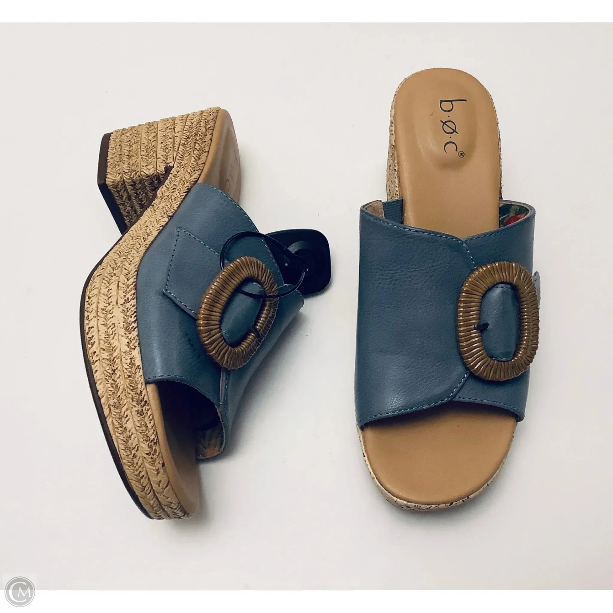 Shoes Heels Block By Boc In Tan, Size: 8