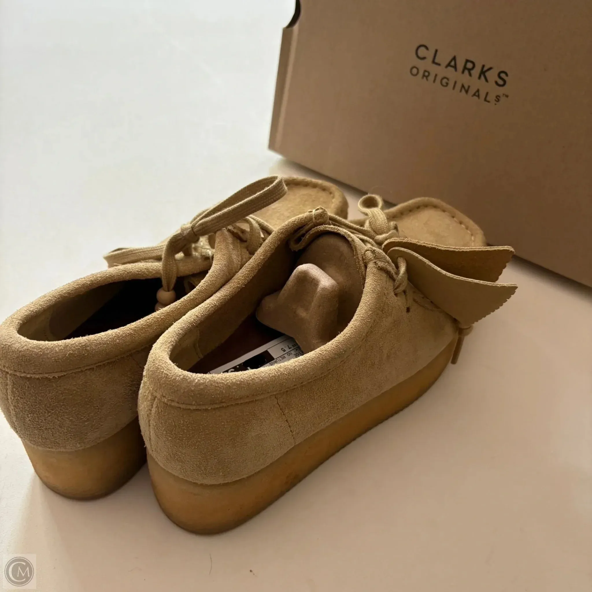 Shoes Heels Block By Clarks In Beige, Size: 7.5