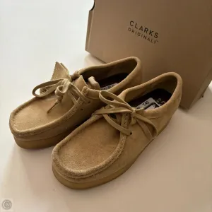 Shoes Heels Block By Clarks In Beige, Size: 7.5