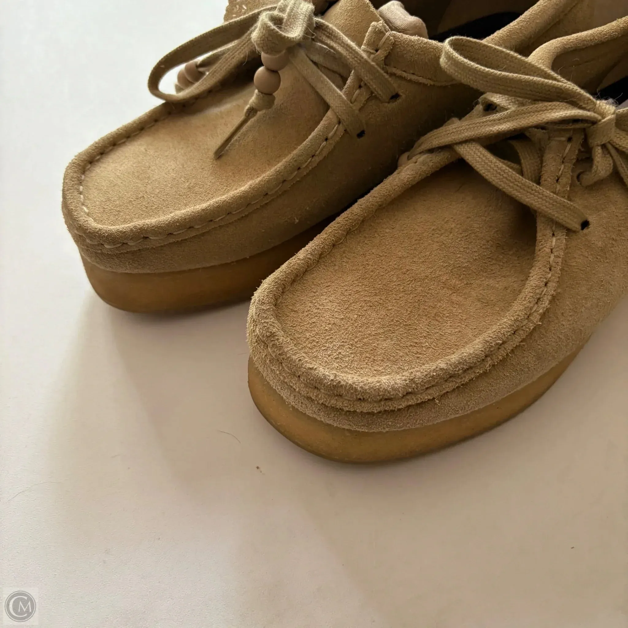 Shoes Heels Block By Clarks In Beige, Size: 7.5