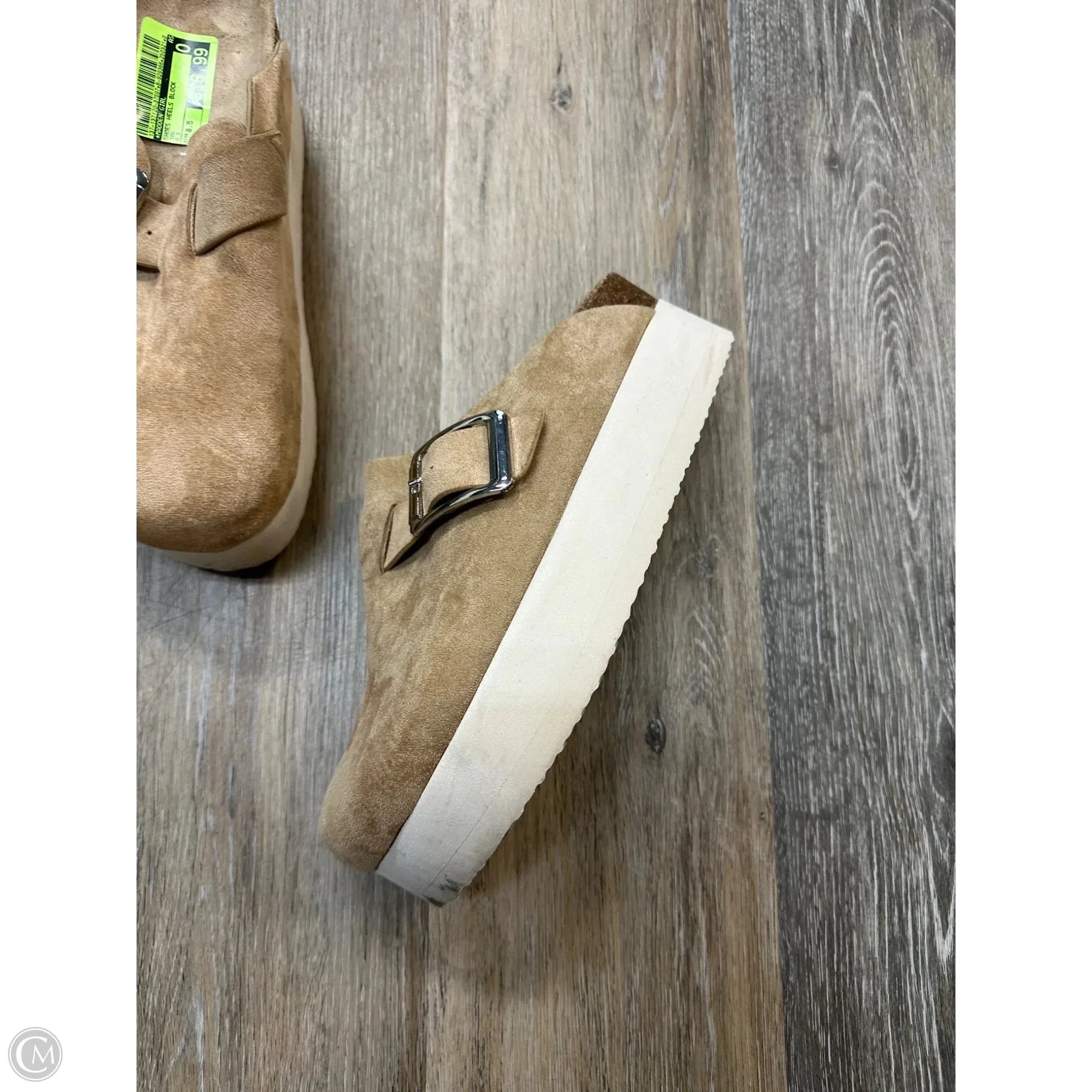 Shoes Heels Block By Madden Girl In Tan, Size: 8.5