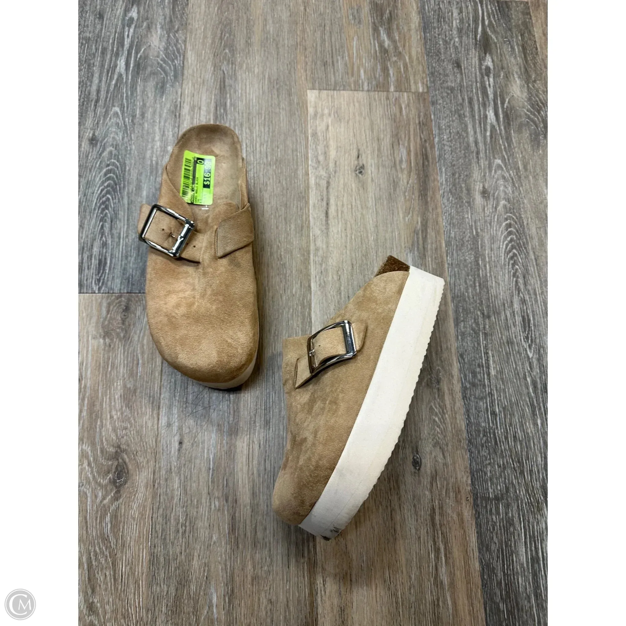 Shoes Heels Block By Madden Girl In Tan, Size: 8.5