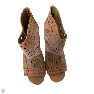 Shoes Heels Block By Qupid In Cream, Size: 8