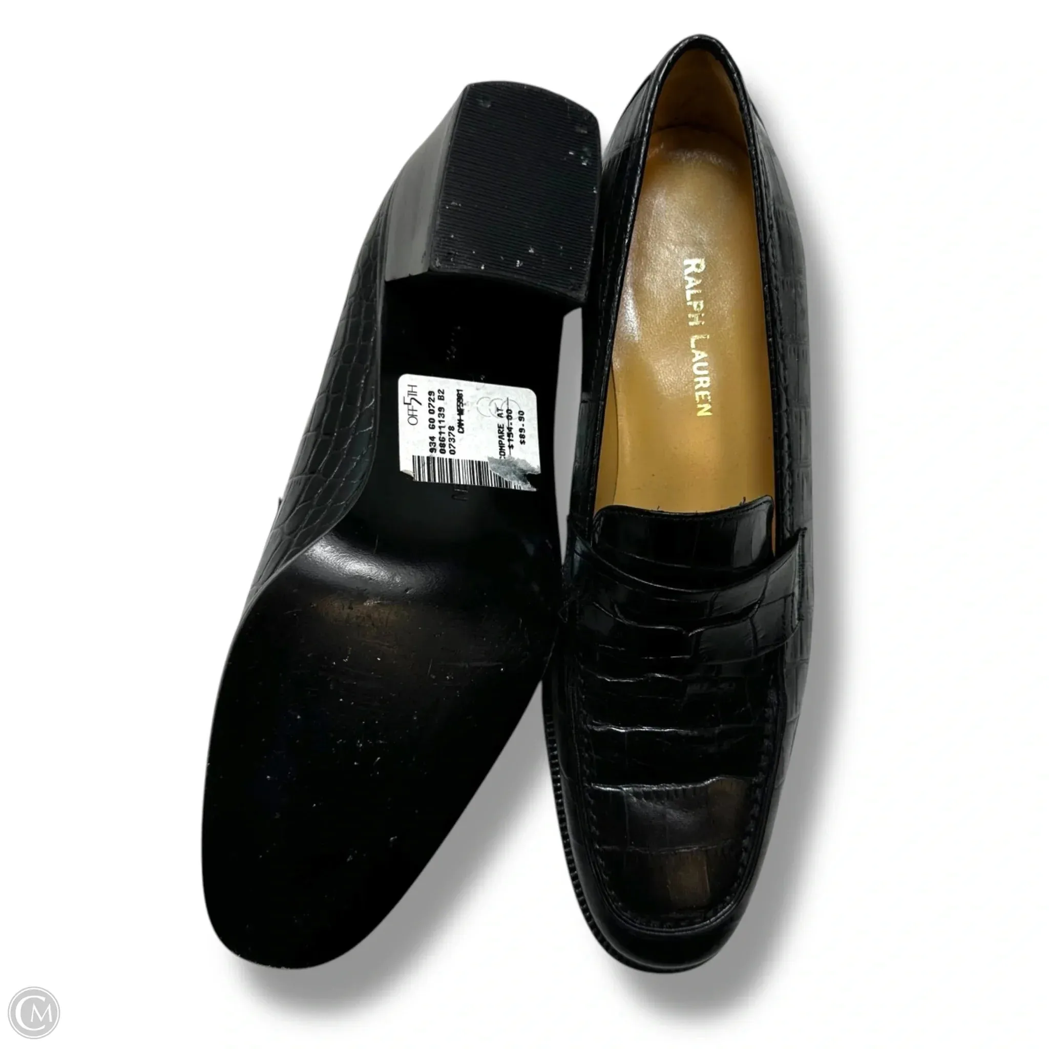 Shoes Heels Block By Ralph Lauren In Black, Size: 8