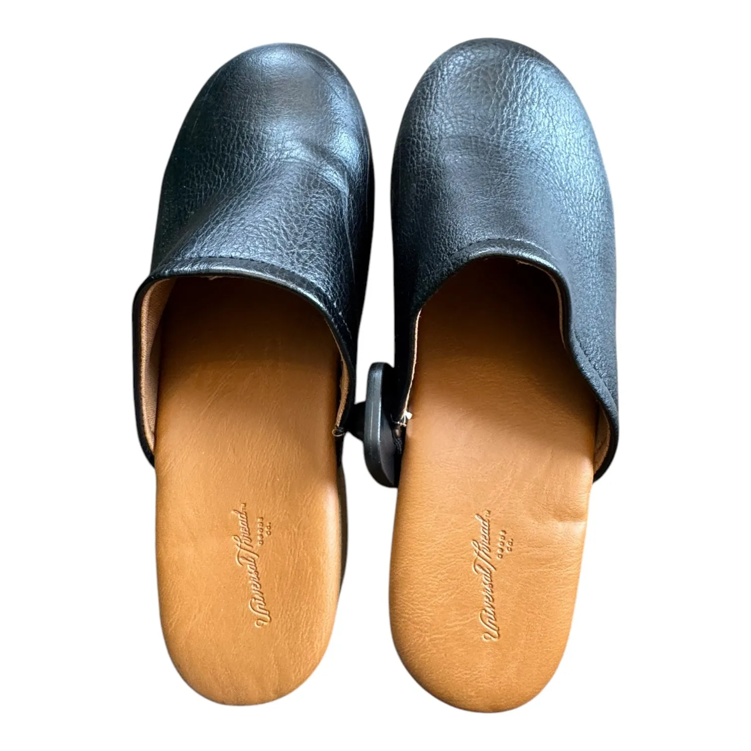 Shoes Heels Block By Universal Thread In Black & Brown, Size:7