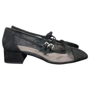 Shoes Heels Block By Zara In Black, Size:11