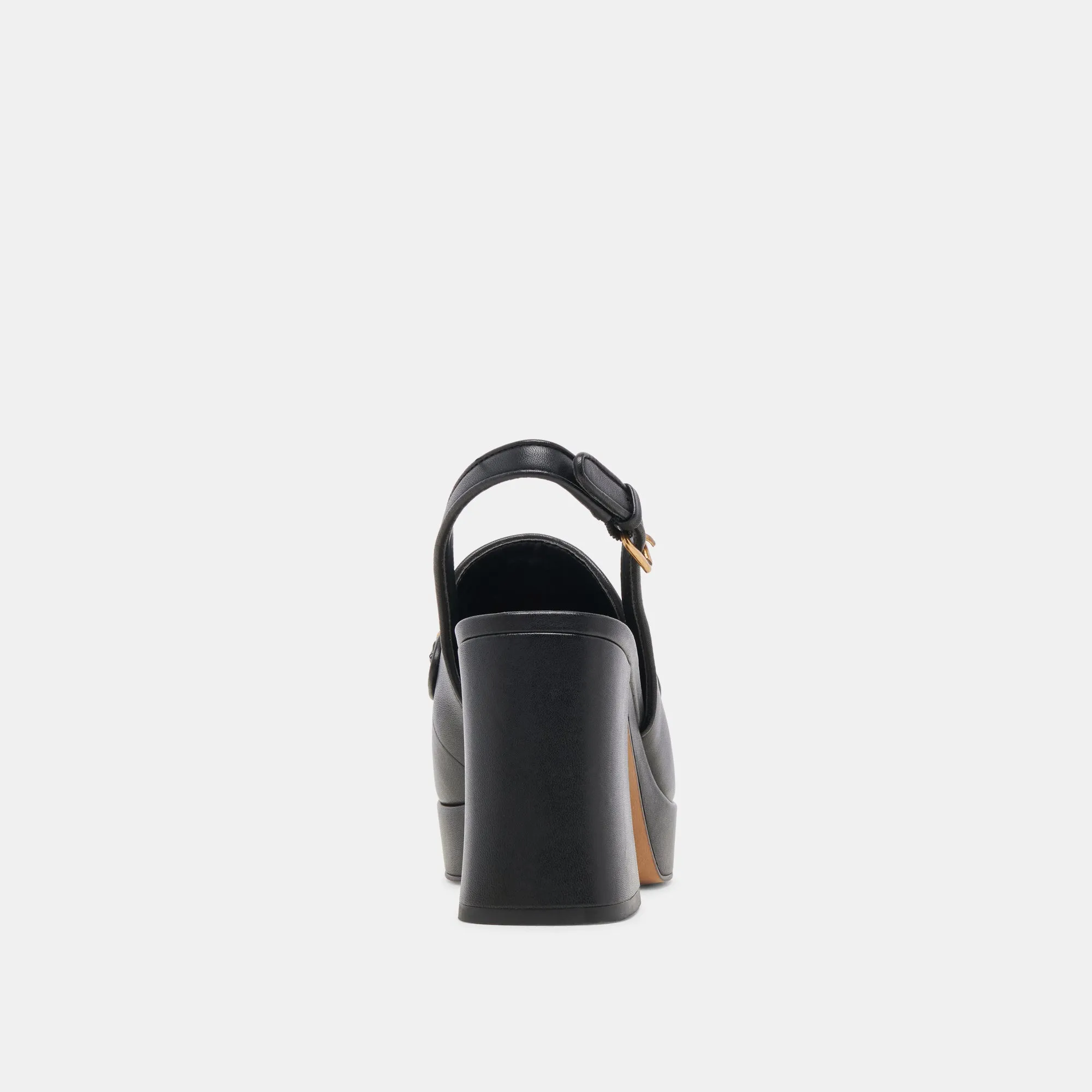 SIRUS HEELS BLACK LEATHER