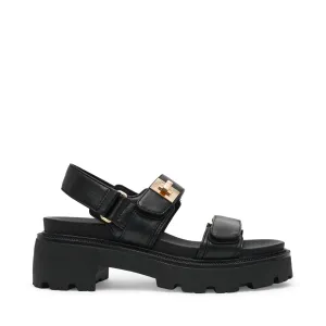 Supermona Sandal BLACK LEATHER