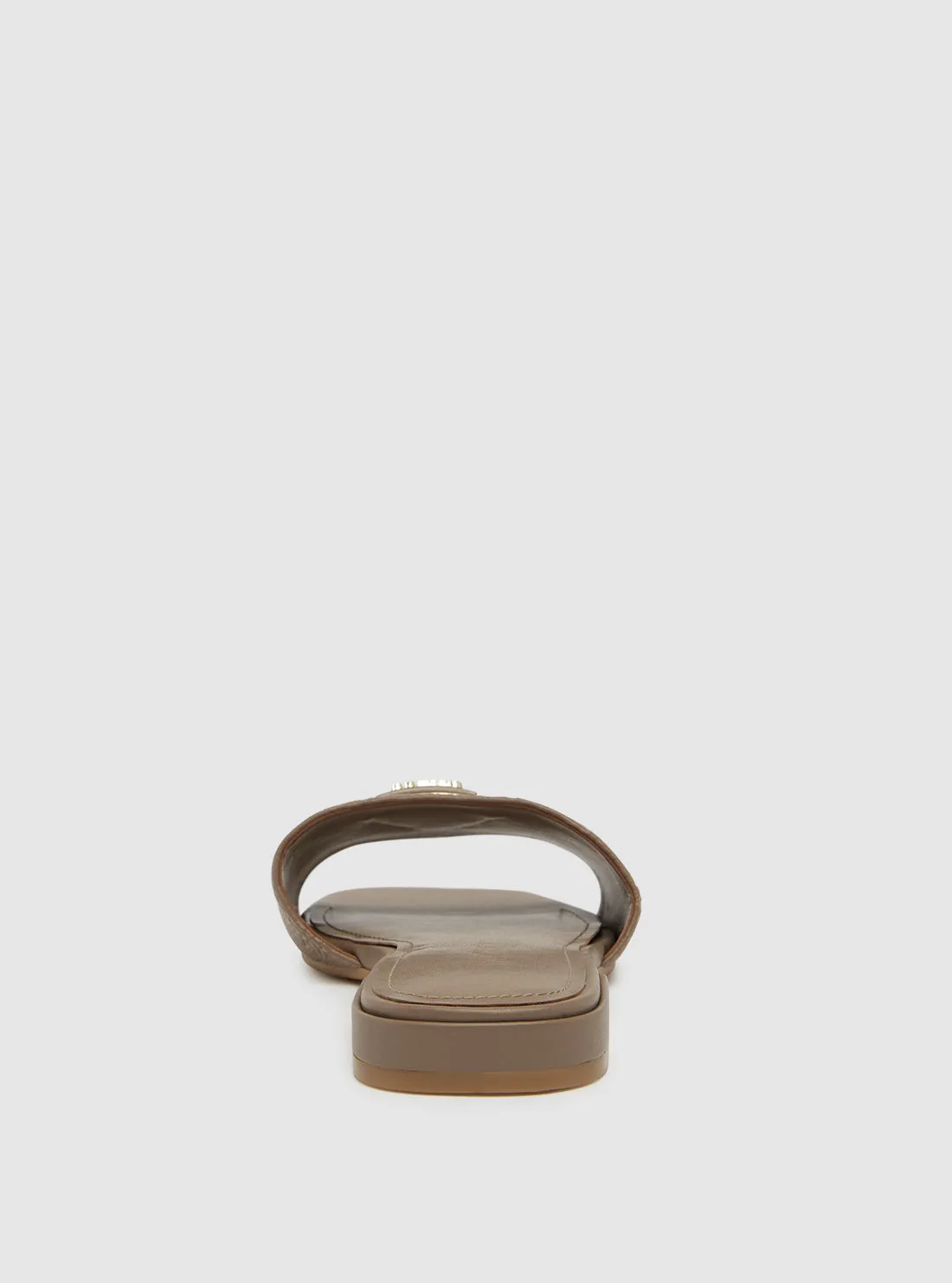 Taupe Tamsea Slide Sandal