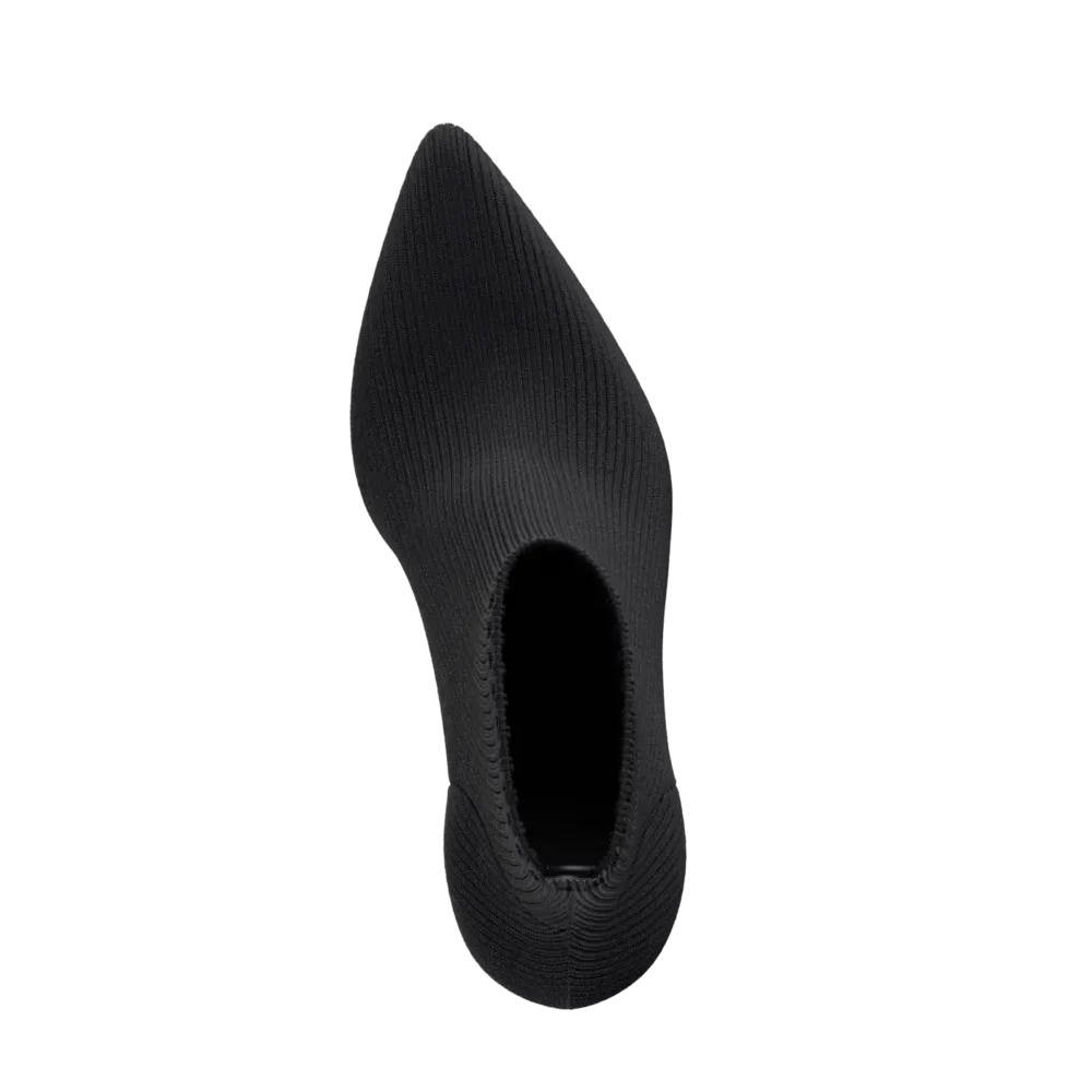 The Bootie - Coal Knit   Stiletto Heel Kit 4 Coal - FINAL SALE