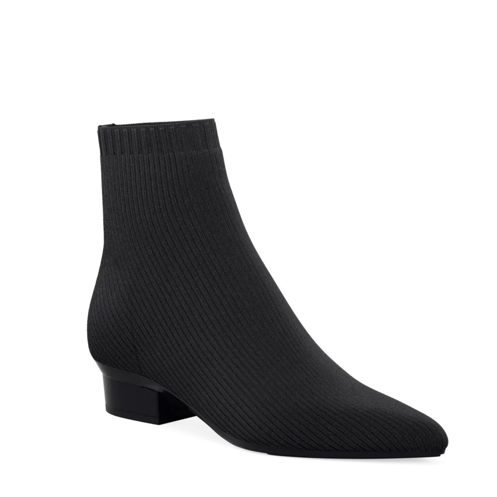 The Bootie - Coal Knit   Stiletto Heel Kit 4 Coal - FINAL SALE