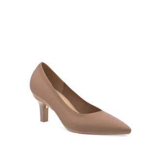 The Pump - Latte Knit   Stiletto Heel Kit 3 Latte - FINAL SALE