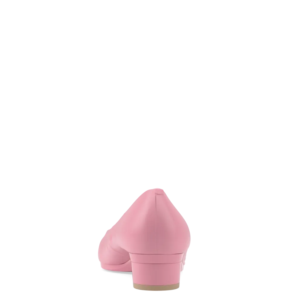 The Pump - Pink Leather