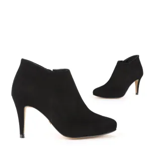 *UK size 2 - KANE - black suede, 8cm heels