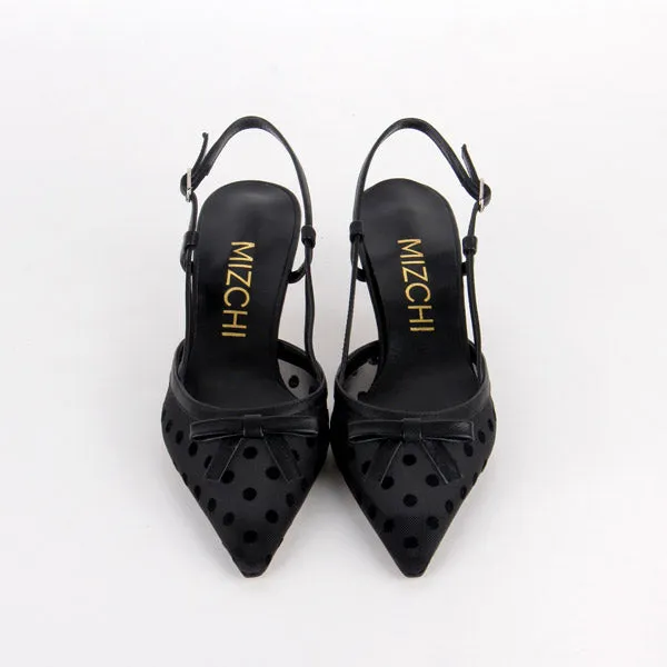*UK size 2 - MELAINE - black, 5cm heels